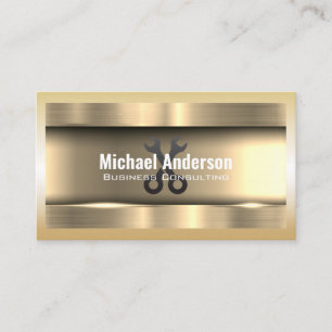 Carte De Visite Or métallique   Wrenches