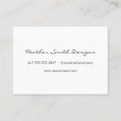 Carte De Visite Or moderne brossé (Dos)