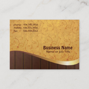 Carte De Visite Or-n-Brown
