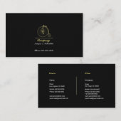 Carte De Visite Or Penny Farthing (Devant / Derrière)