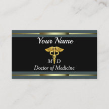 Or professionnel et noir de docteur en médecine
