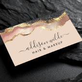 Carte De Visite Or rose pâle