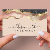 Carte De Visite Or rose pâle