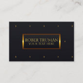 Carte De Visite Or Royal Dark de luxe (Devant)