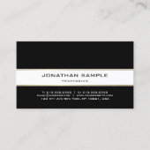 Carte De Visite Or tendance élégant moderne Plain Design simple (Devant)