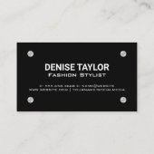 Carte De Visite Or | Vis métalliques (Dos)