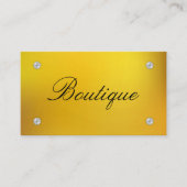 Carte De Visite Or | Vis métalliques (Devant)