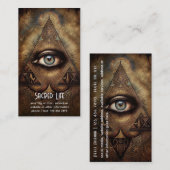 Carte De Visite Oracle Intérieur | Conception Troisième Œil (Devant / Derrière)