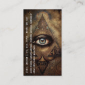 Carte De Visite Oracle Intérieur | Conception Troisième Œil (Dos)