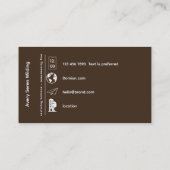 Carte De Visite Oracle Interne | Conception du Troisième Œil (Dos)