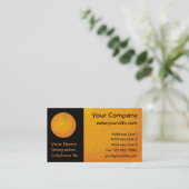 Carte De Visite Orange (Debout devant)
