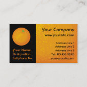 Carte De Visite Orange (Devant)