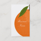 Carte De Visite Orange (Dos)
