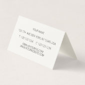 Carte De Visite Orange (Dos)