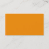 Carte De Visite Orange (Dos)