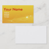 Carte De Visite Orange (Devant / Derrière)