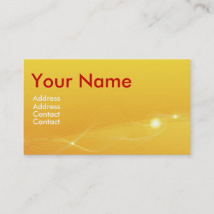 Carte De Visite Orange