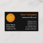 Carte De Visite Orange (Devant)