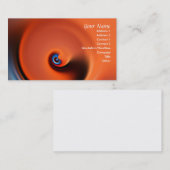 carte de visite orange (Devant / Derrière)