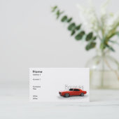 Carte De Visite orange 1969 (Debout devant)