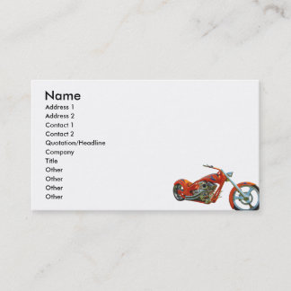 Carte De Visite Orange crui,