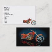 Carte De Visite Orange crui, (Devant / Derrière)