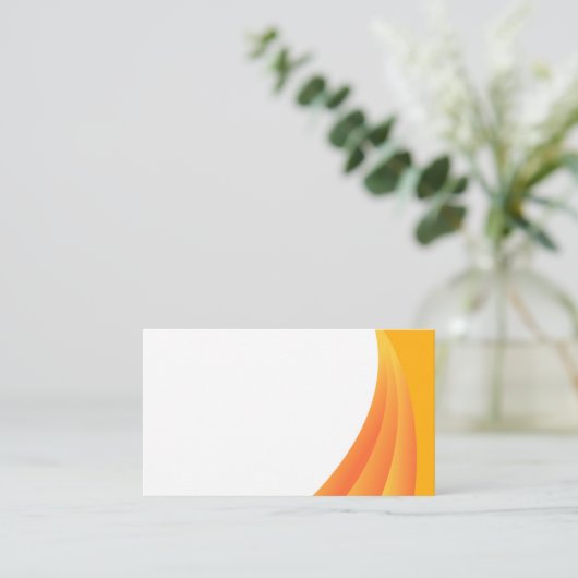 Carte De Visite Orange curtain (Debout devant)