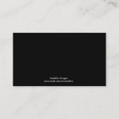 Carte de visite orange de roses (Dos)