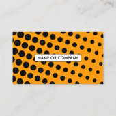 Carte De Visite orange demi-teinte (Dos)