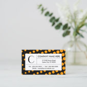 Carte De Visite orange demi-teinte (Debout devant)