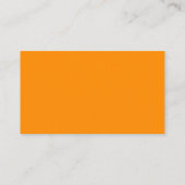 Carte De Visite Orange foncé (Dos)