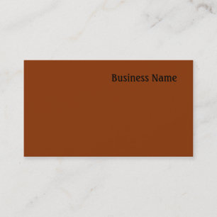 Carte De Visite orange foncé