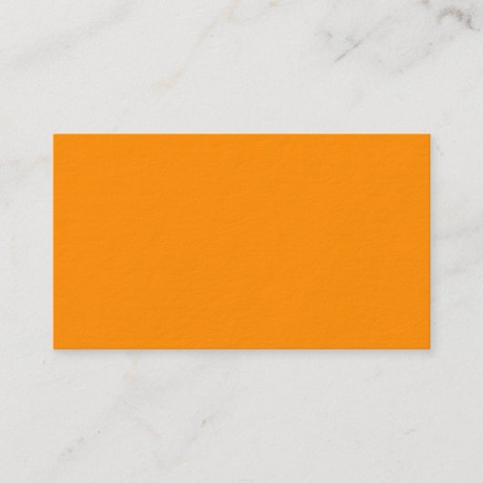Carte De Visite Orange foncé Premium (Devant)