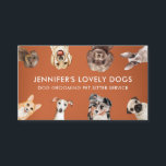 Carte De Visite Orange Funny Chiens de petite taille Pet Sitter<br><div class="desc">Orange Funny Chiens de petite taille Pet Sitter</div>