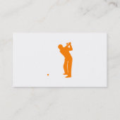 Carte De Visite Orange Golf (Dos)