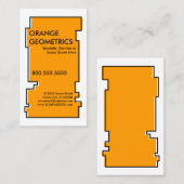 Carte De Visite orange impairRex (Devant / Derrière)