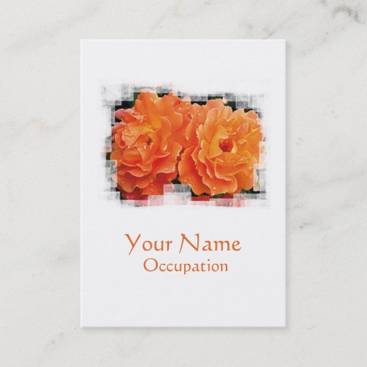 Carte De Visite Orange innocent (Devant)