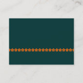 Carte De Visite Orange - Jade Vert foncé (Dos)