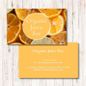Carte De Visite Orange Juice Bar