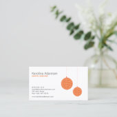 CARTE DE VISITE ORANGE LANTERNS (Debout devant)