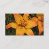Carte de visite Orange Lily (Dos)
