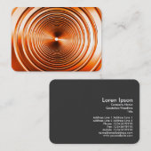 Carte De Visite Orange long printemps (Devant / Derrière)
