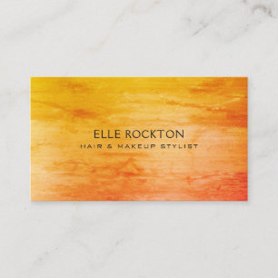 Carte de visite orange minimaliste 1974