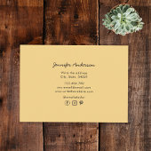 Carte De Visite Orange Purple Graine De Vie