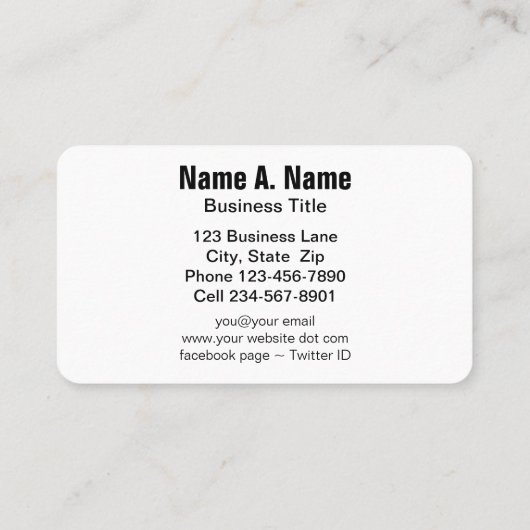 Carte De Visite Orange Spring Flash Africain Daisy Gros plan (Dos)