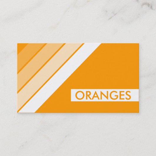 CARTE DE VISITE ORANGES (Devant)
