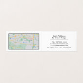 Carte De Visite Oranges Bio, Bar À Jus, Détail (Intérieur déplié)