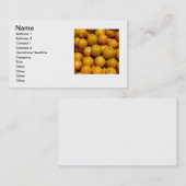 Carte De Visite Oranges fruits Floride marché orange (Devant / Derrière)