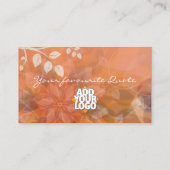 Carte de visite OrangeSheer (Dos)