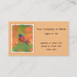Carte De Visite Orchard Oriole Songbird Peinture Oiseau original